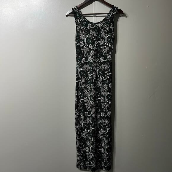 Dynamite Sleeveless Paisley Slinky Liquid Knit Maxi Dress | Women's Size Medium - Picture 1 of 7